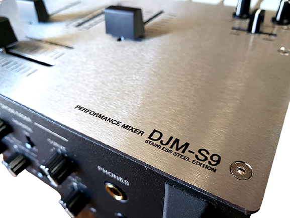 Pioneer DJ DJM-S9 Stainless Steel Fader Plate