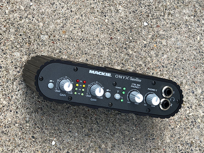 Mackie Onyx Satellite Recording Interface