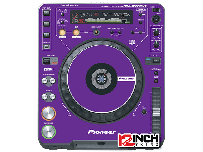 Pioneer DJ CDJ-1000MK2 Skinz (PAIR) - Colors