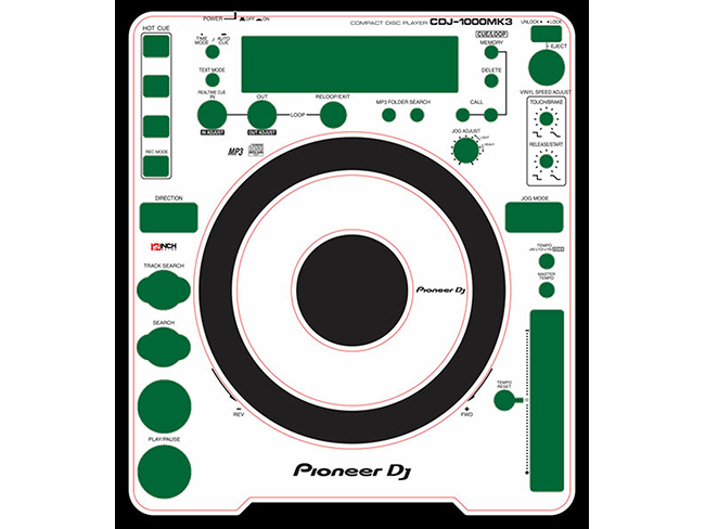 Pioneer DJ CDJ-1000MK3 Skinz (PAIR) - Custom