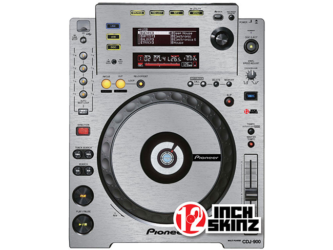 Pioneer DJ CDJ-900 Skinz (PAIR) - Metallics