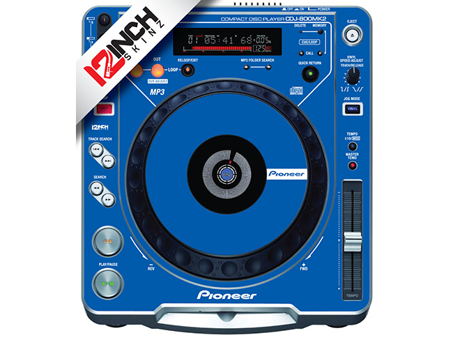 Pioneer DJ CDJ-800MK2 Skinz (PAIR) - Colors