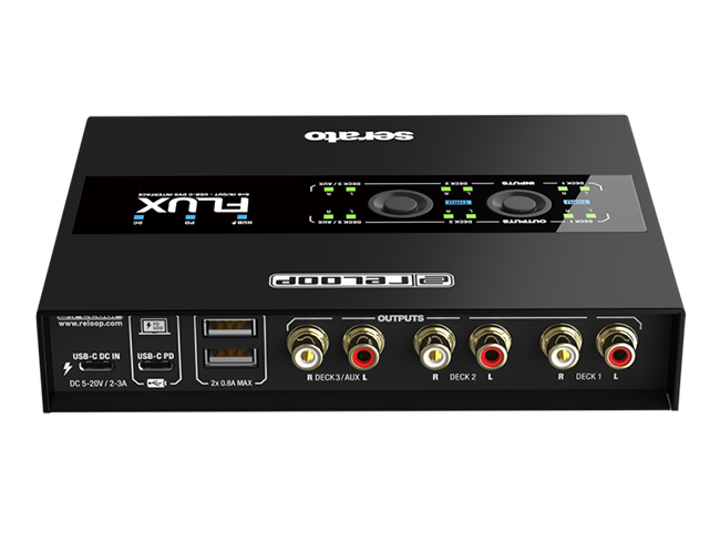 Reloop Flux インターフェース reloop FLUX【無償版Serato DJ Pro対応オーディオ